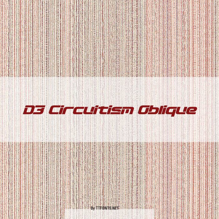 D3 Circuitism Oblique example